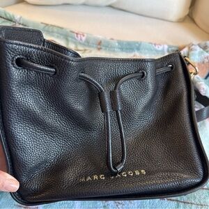 Marc Jacobs Black Leather Crossbody Bag